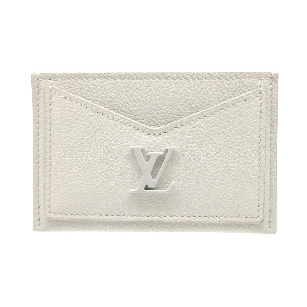 LOUIS VUITTON Card Case M68727 Calfskin white Porte Cartes Rock Me