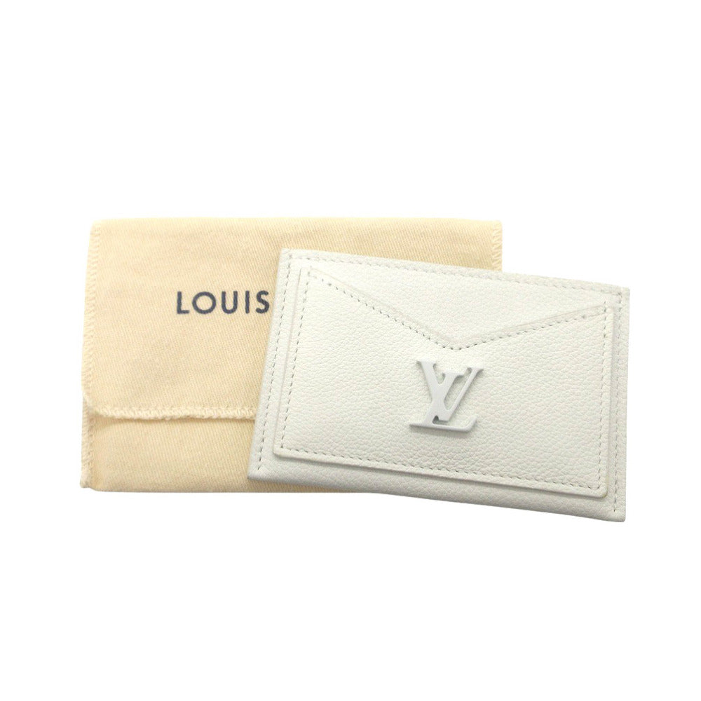 LOUIS VUITTON Card Case M68727 Calfskin white Porte Cartes Rock Me