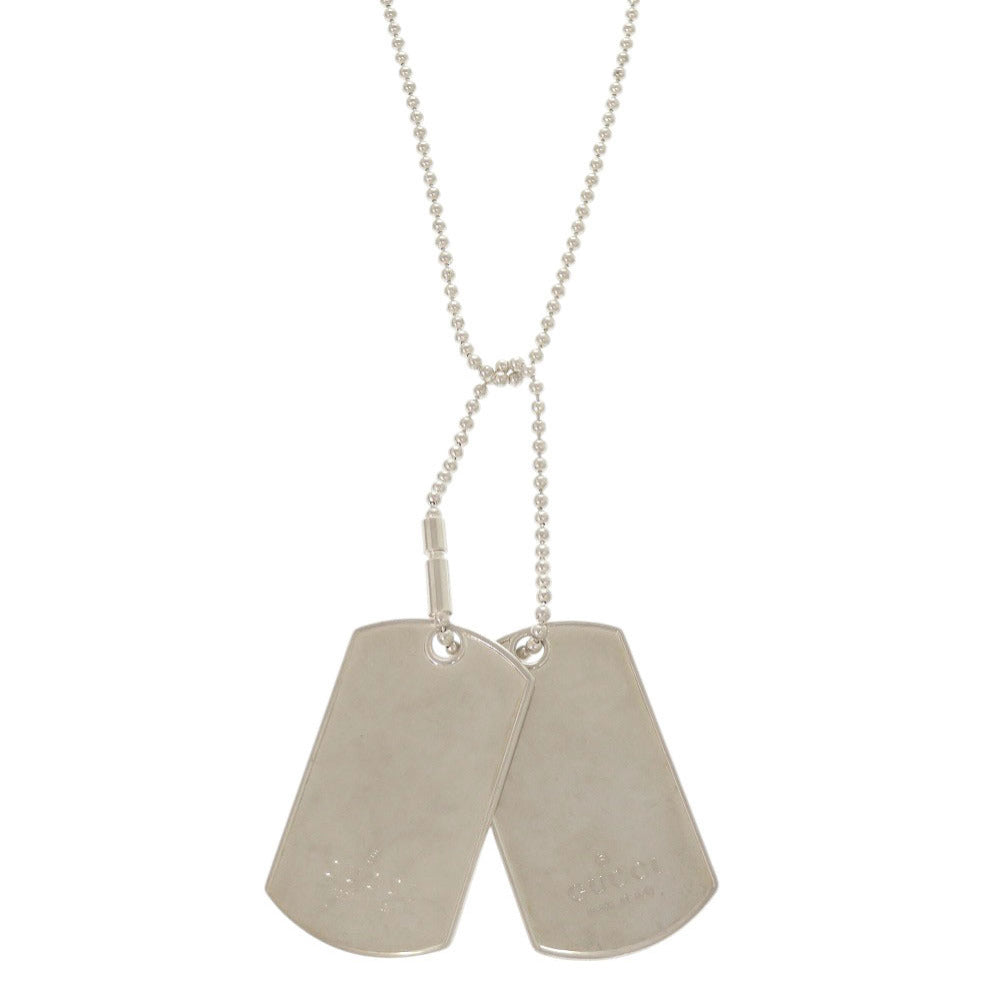 GUCCI Necklace Silver925 Silver Dog tag