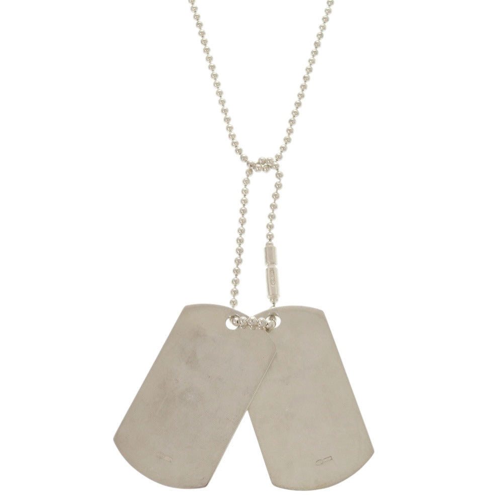 GUCCI Necklace Silver925 Silver Dog tag