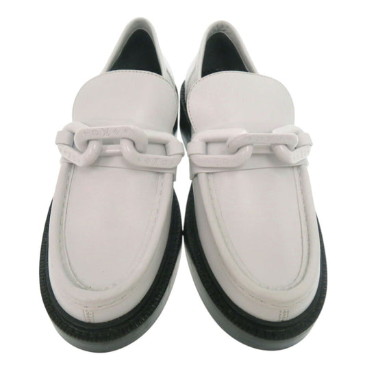 LOUIS VUITTON Leather shoes MA1201 leather white loafers 39