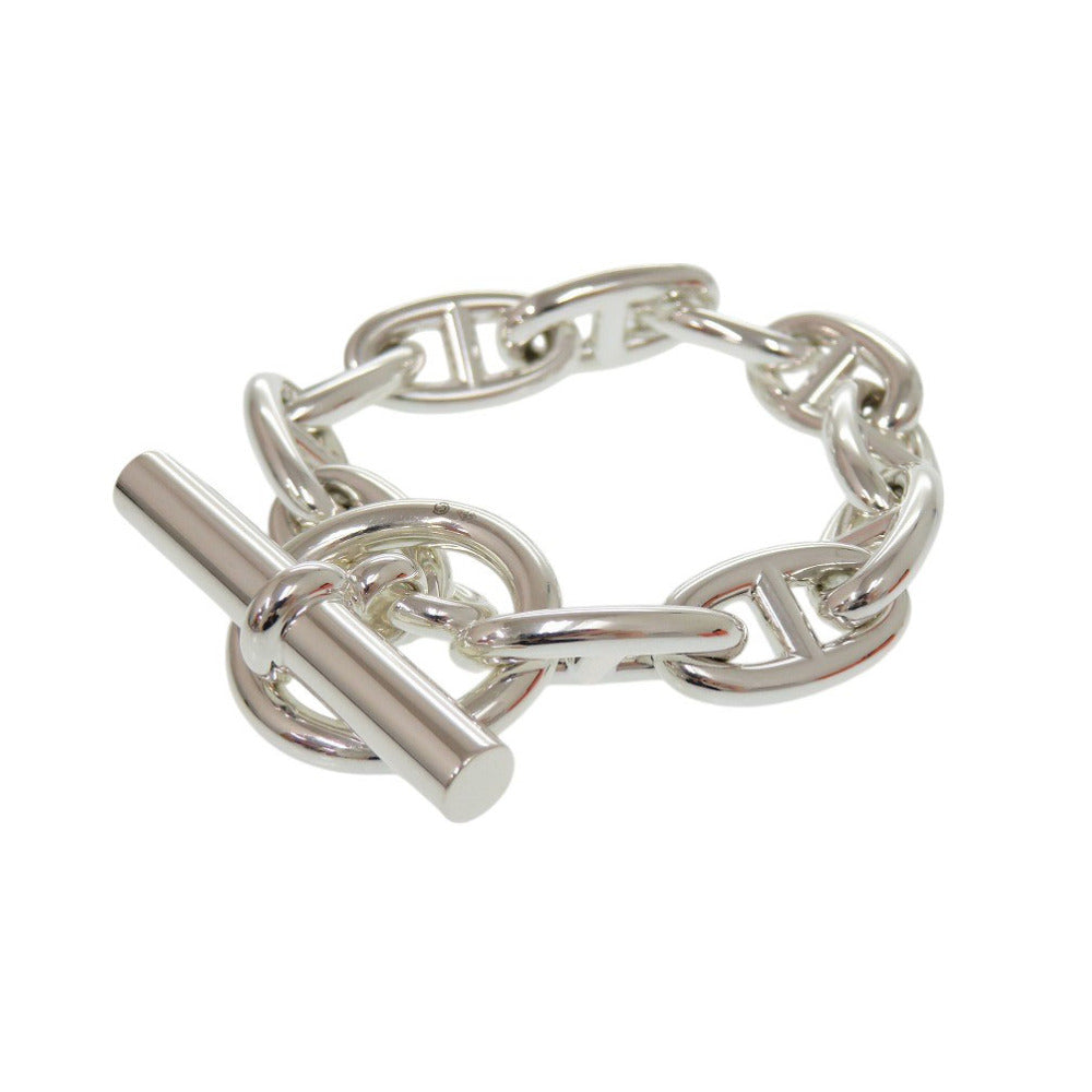 HERMES bracelet Silver925 Silver Chene Dunkle GM 11 frames Women