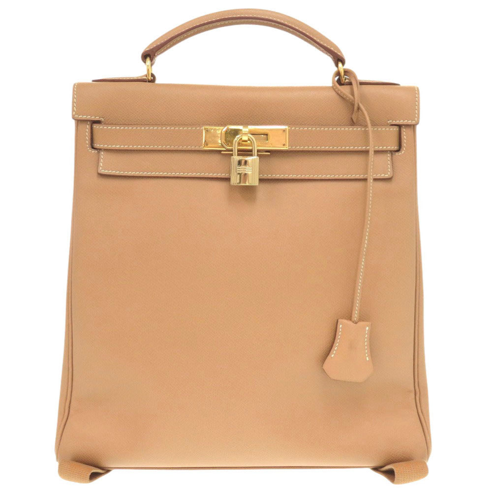 HERMES Backpack Courchevel natural ケリーアドGM