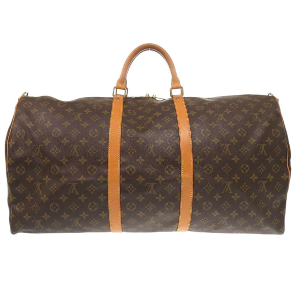 LOUIS VUITTON Boston Duffel bag M41412 Monogram canvas Brown Monogram Keepall bandouliere60