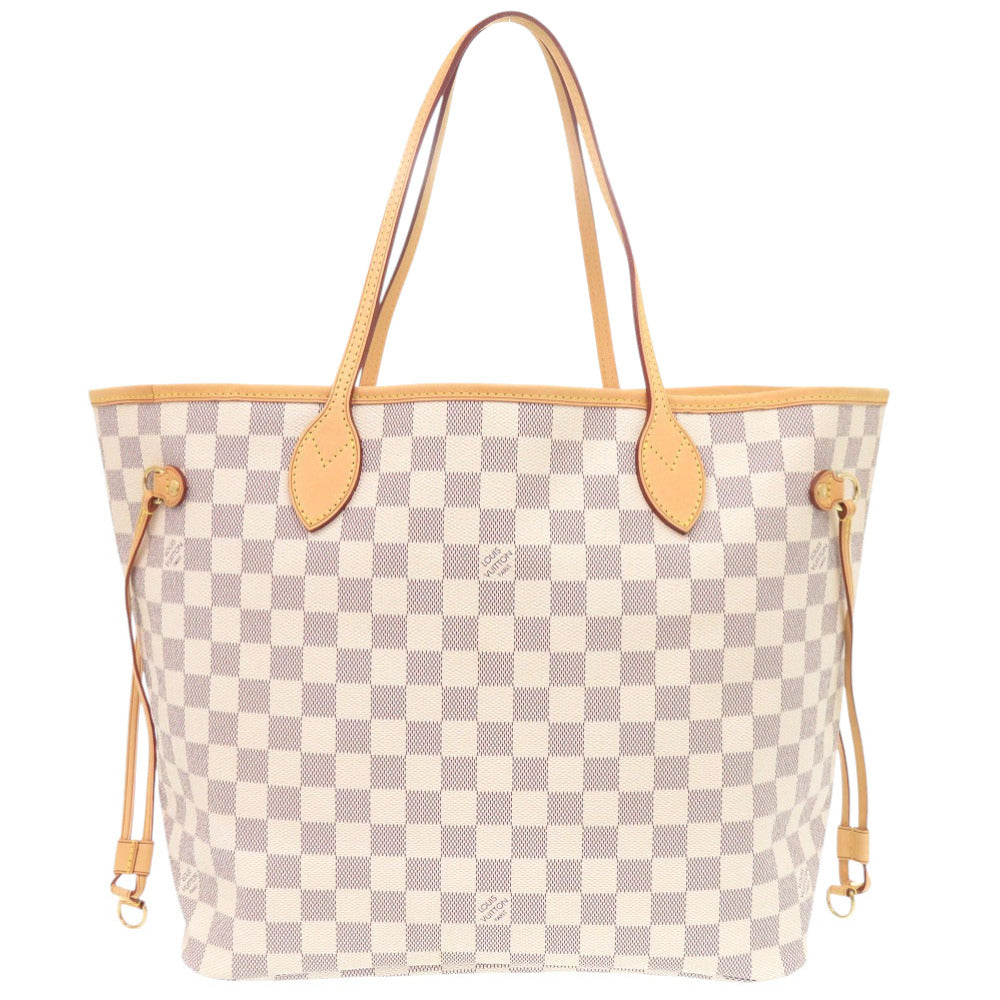LOUIS VUITTON Tote Bag N51107 Damier Azur Canvas white Damier Azur Neverfull MM