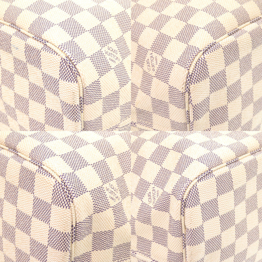 LOUIS VUITTON Tote Bag N51107 Damier Azur Canvas white Damier Azur Neverfull MM