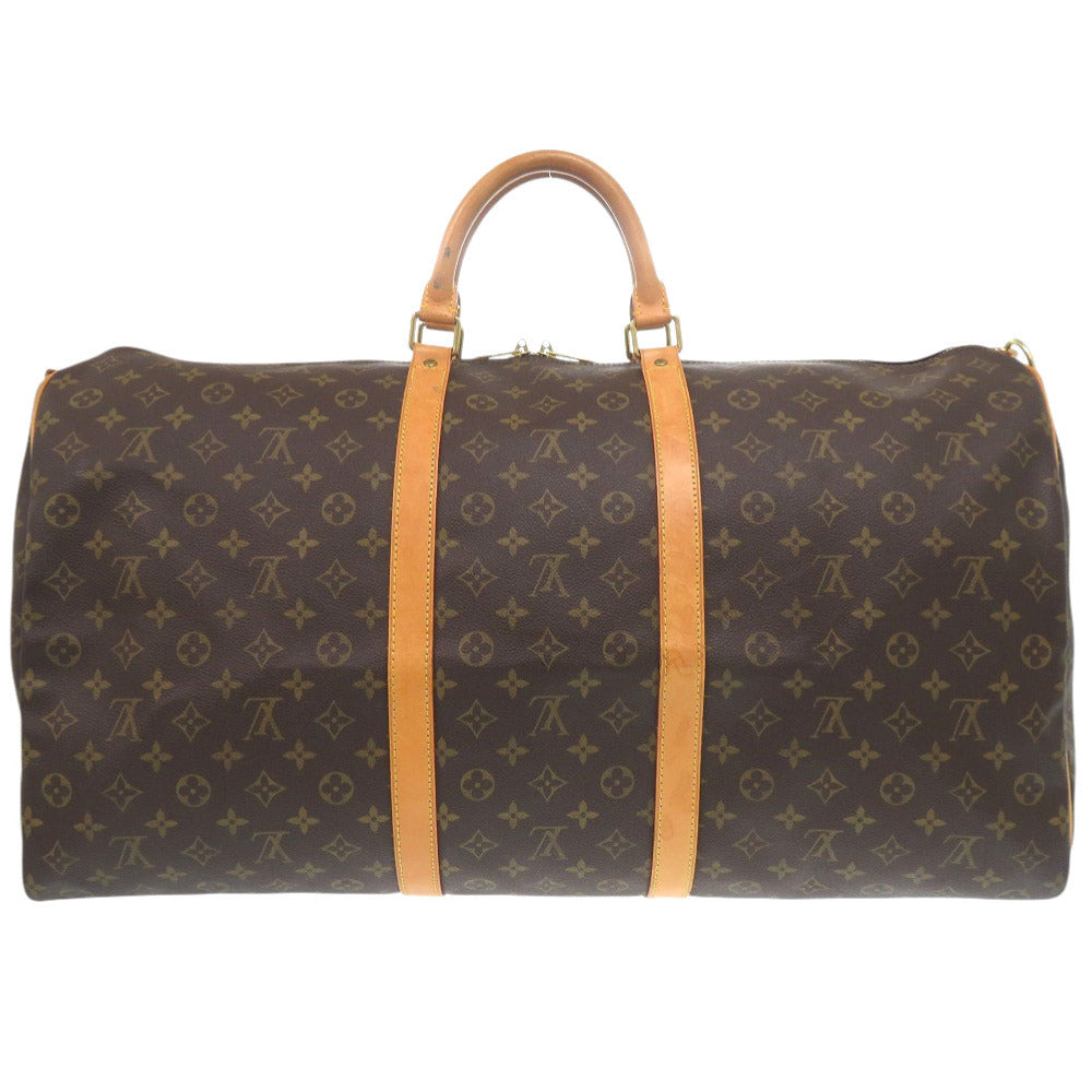 LOUIS VUITTON Boston Duffel bag M41412 Monogram canvas Brown Monogram Keepall bandouliere60