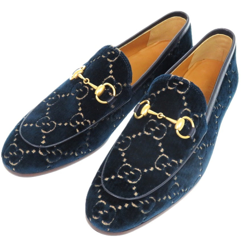 GUCCI Other shoes 430088 leather Navy Horsebit 7