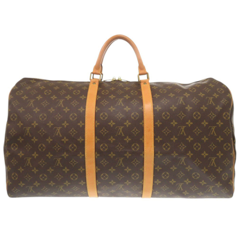 LOUIS VUITTON Boston Duffel bag M41422 Monogram canvas Brown Monogram Keepall 60
