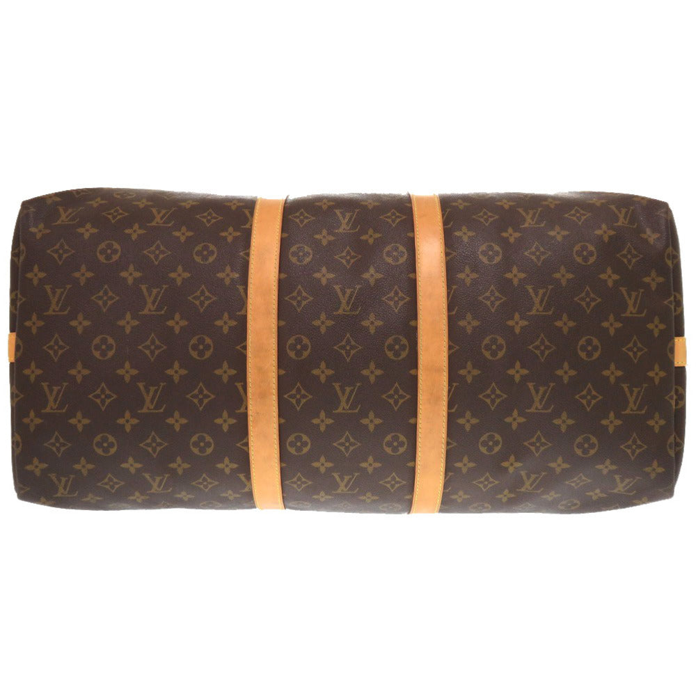 LOUIS VUITTON Boston Duffel bag M41414 Monogram canvas Brown Monogram Keepall bandouliere55