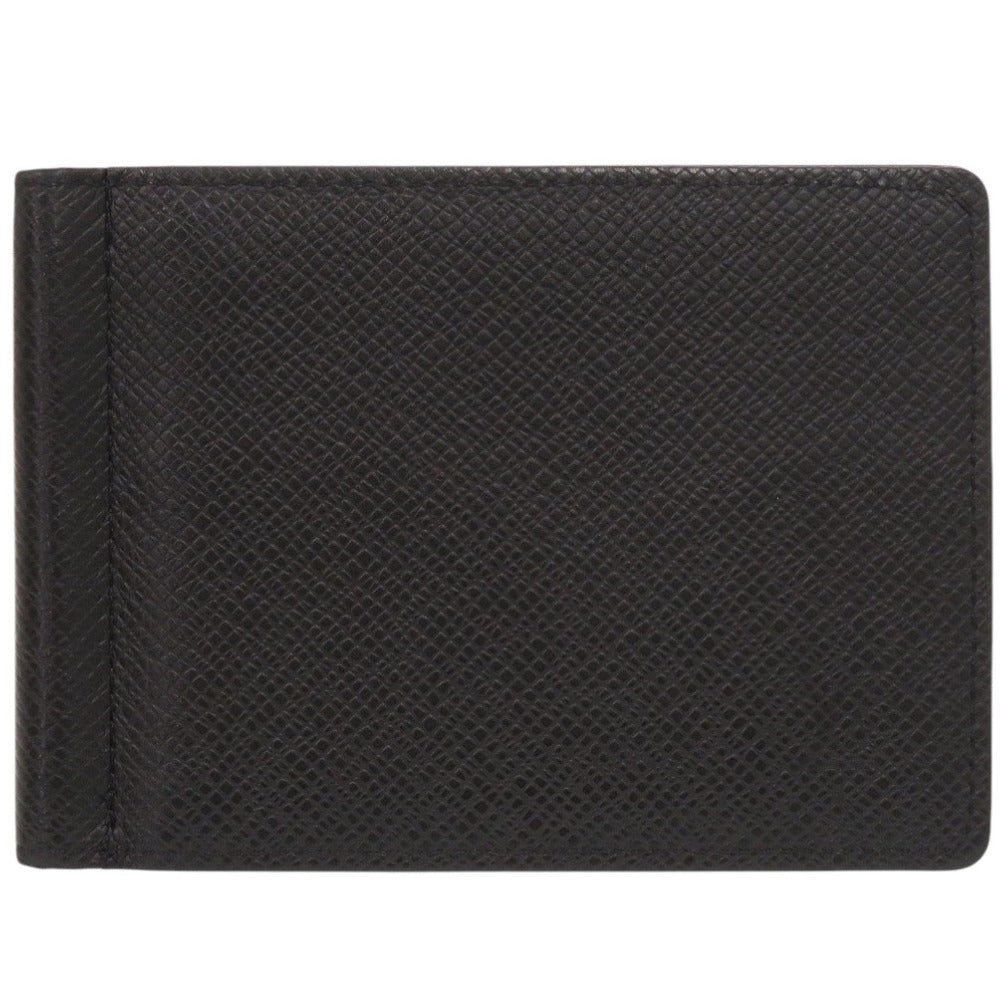 LOUIS VUITTON Card Case M62978 Taiga black Taiga Portefeuille pans