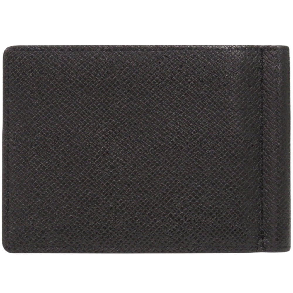 LOUIS VUITTON Card Case M62978 Taiga black Taiga Portefeuille pans