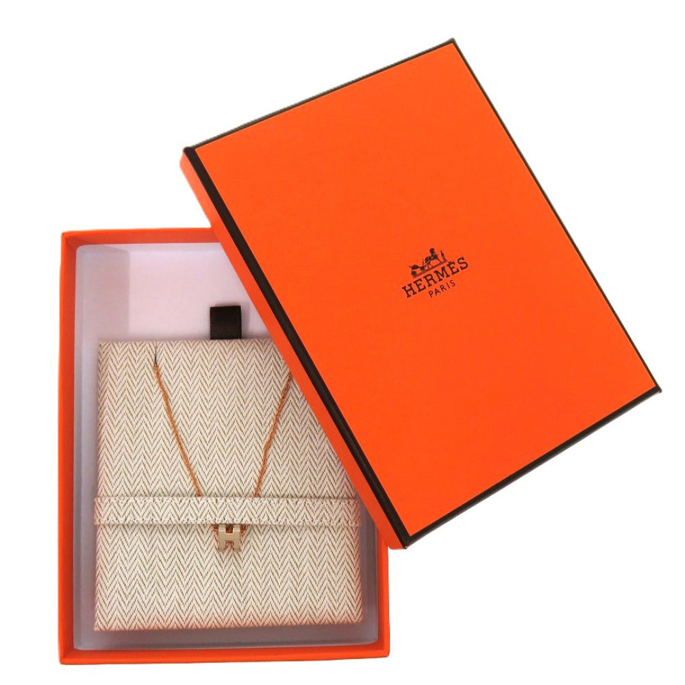 HERMES Necklace metal Brown Mini Pop Ash Pop H
