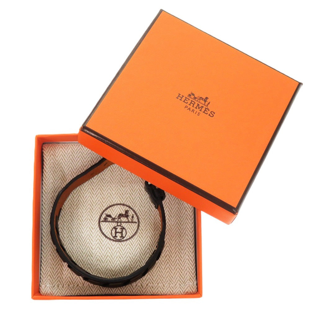 HERMES bracelet leather Vert Maki Etrivière Derby