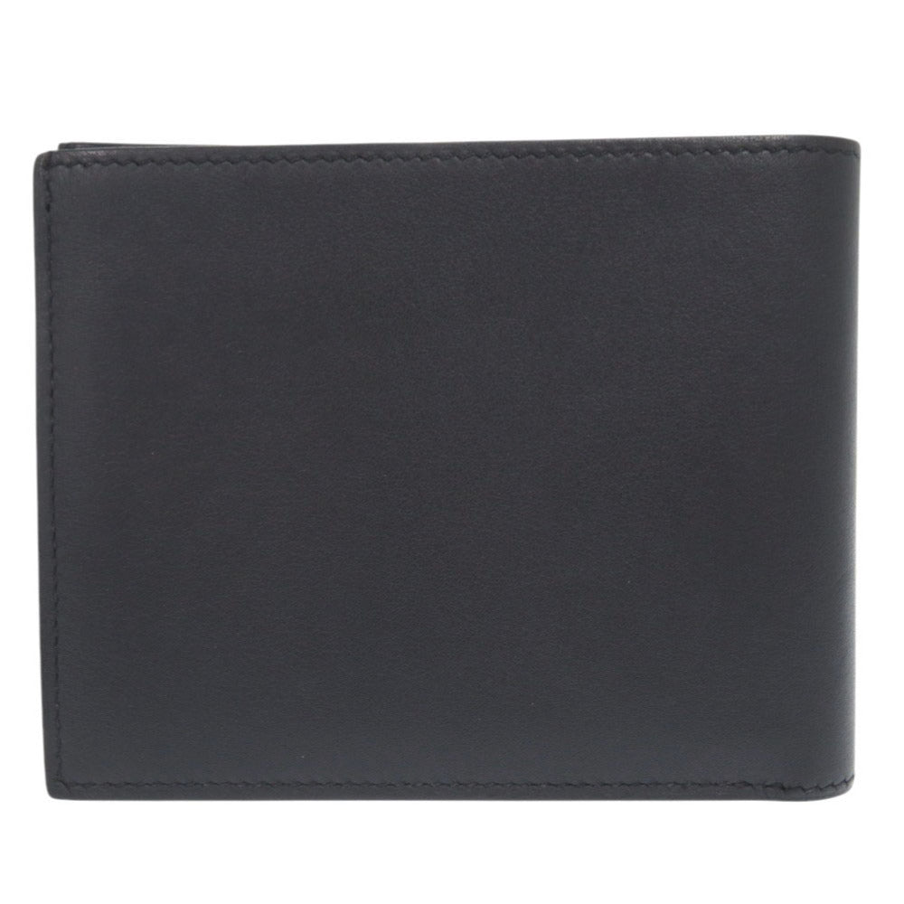 HERMES Bifold Wallet Vaux Swift Navy Citizens compact