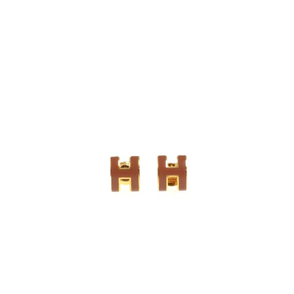 HERMES Pierce metal Brown Mini Pop Ash Pop H