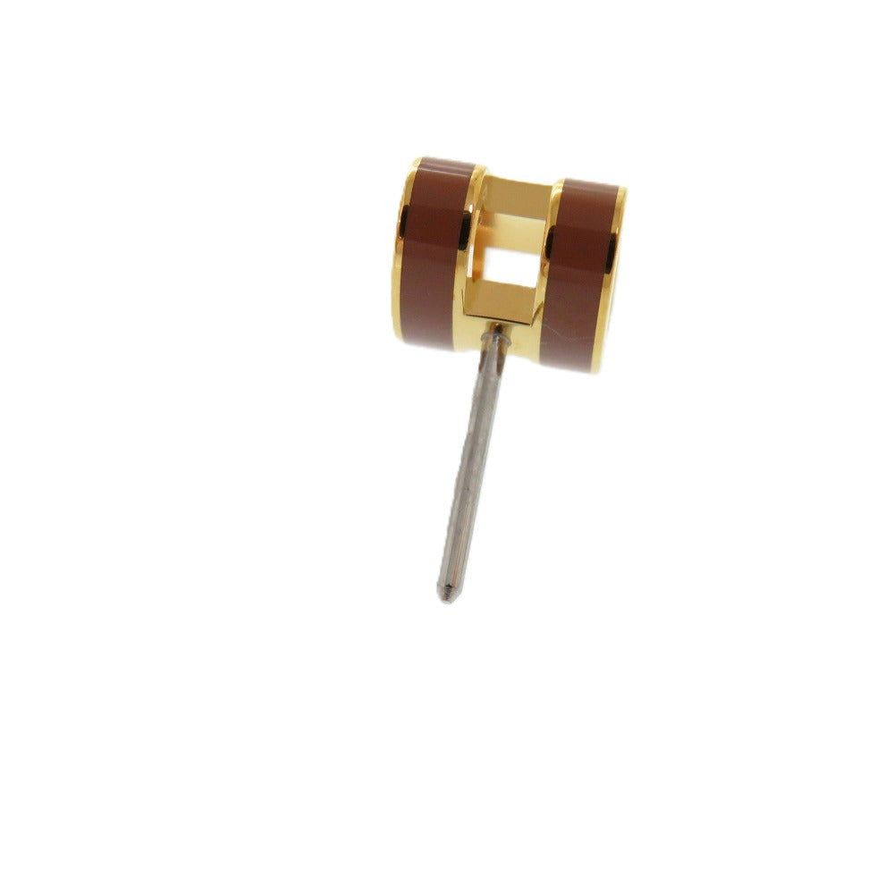 HERMES Pierce metal Brown Mini Pop Ash Pop H