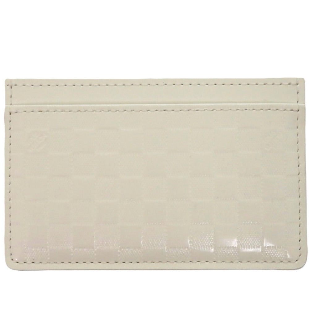 LOUIS VUITTON Card Case leather claim Damier Facet Porte Carte Simple