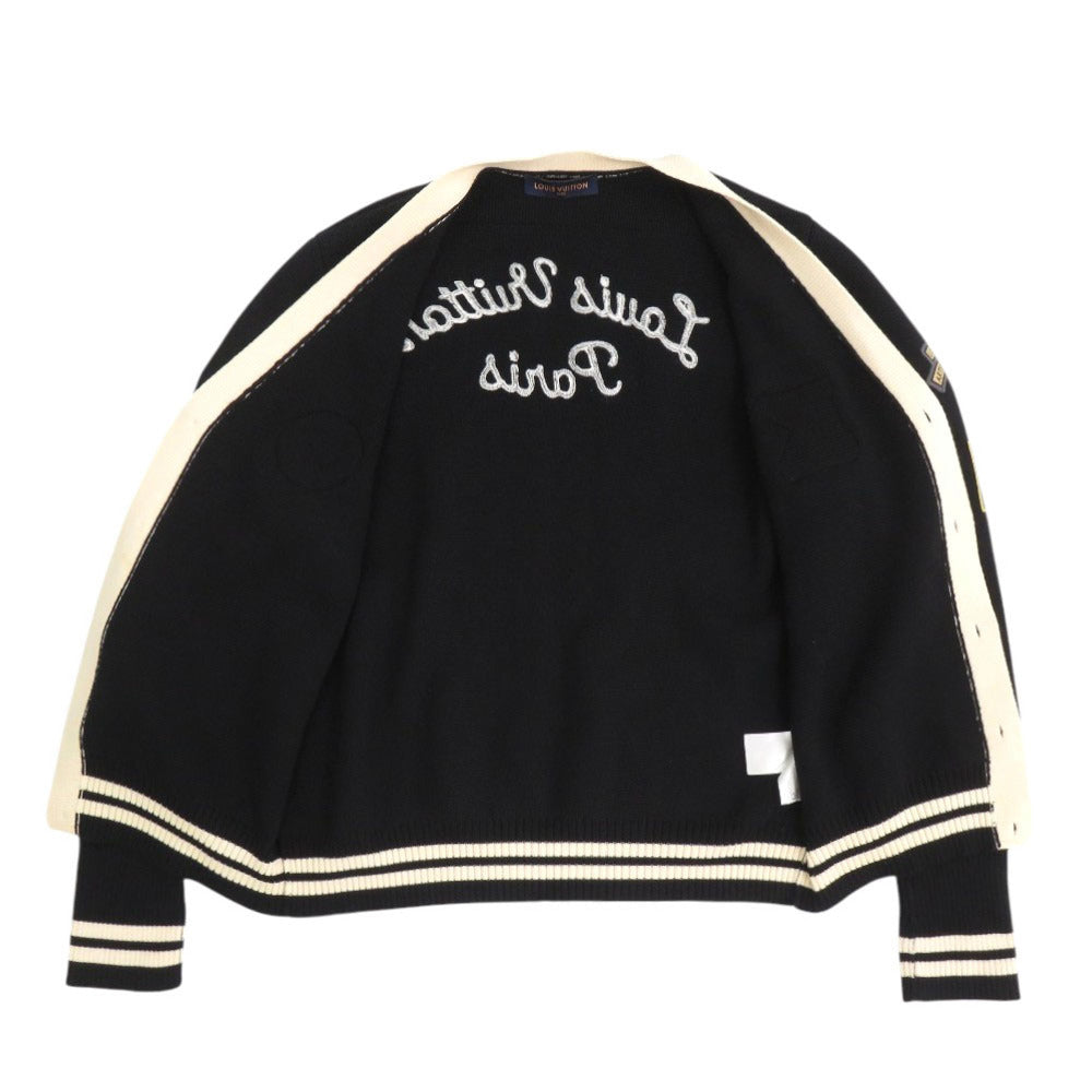 LOUIS VUITTON cardigan wool black 4L
