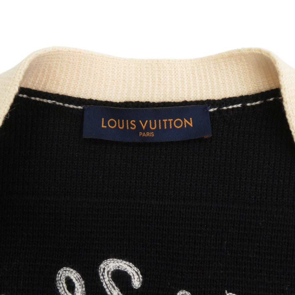 LOUIS VUITTON cardigan wool black 4L