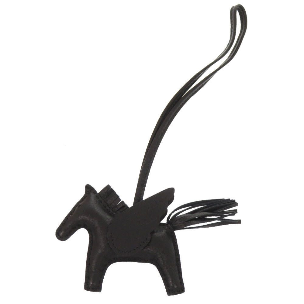 HERMES key ring Anyo Miro black Rodeo Pegasus PM Charm