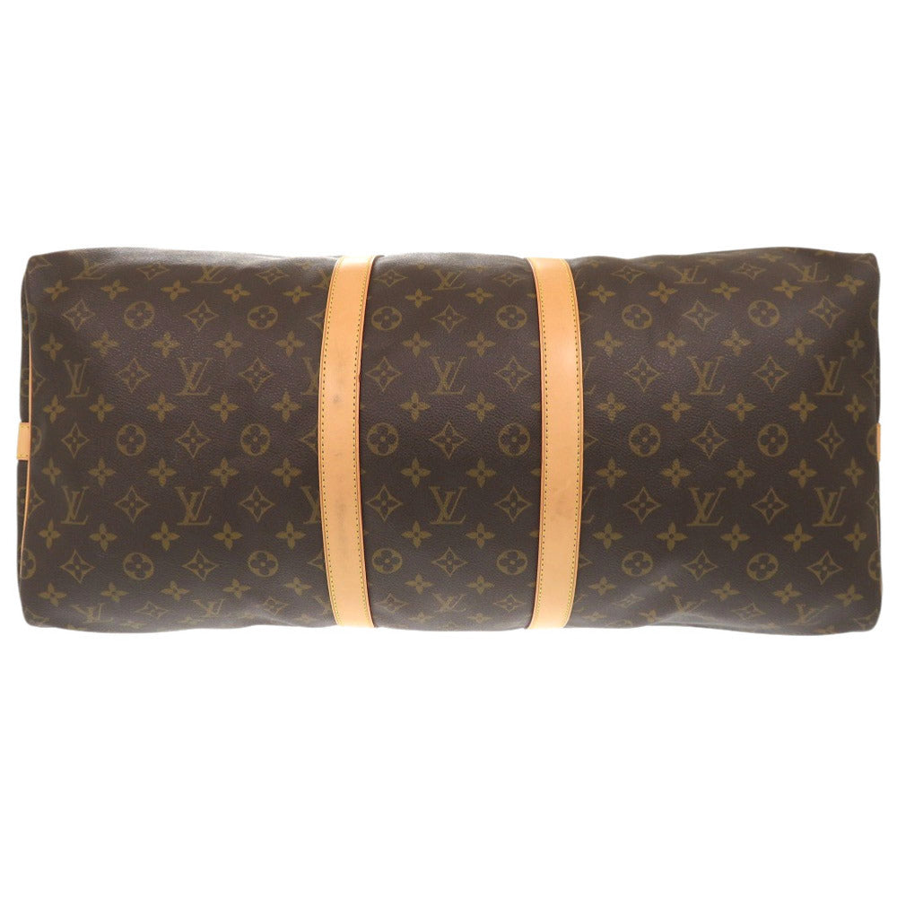 LOUIS VUITTON Boston Duffel bag M41414 Monogram canvas Brown Monogram Keepall bandouliere55