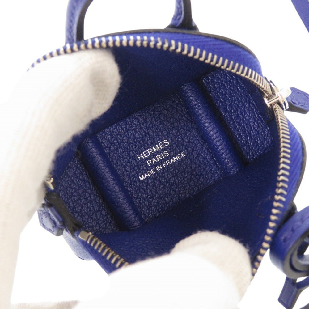 HERMES key ring Vaux Swift Blue Safir Bolide on Wheels