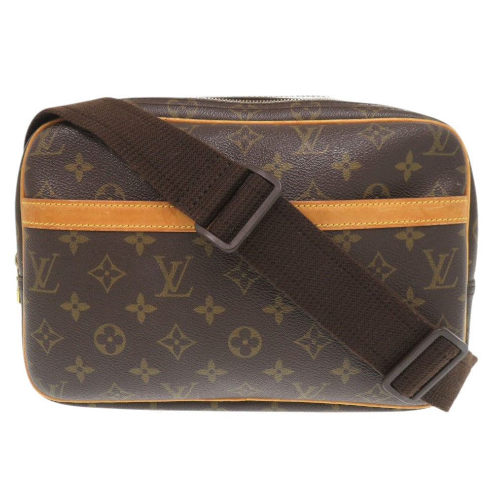 LOUIS VUITTON Shoulder Bag M45254 Monogram canvas Brown Monogram Reporter PM