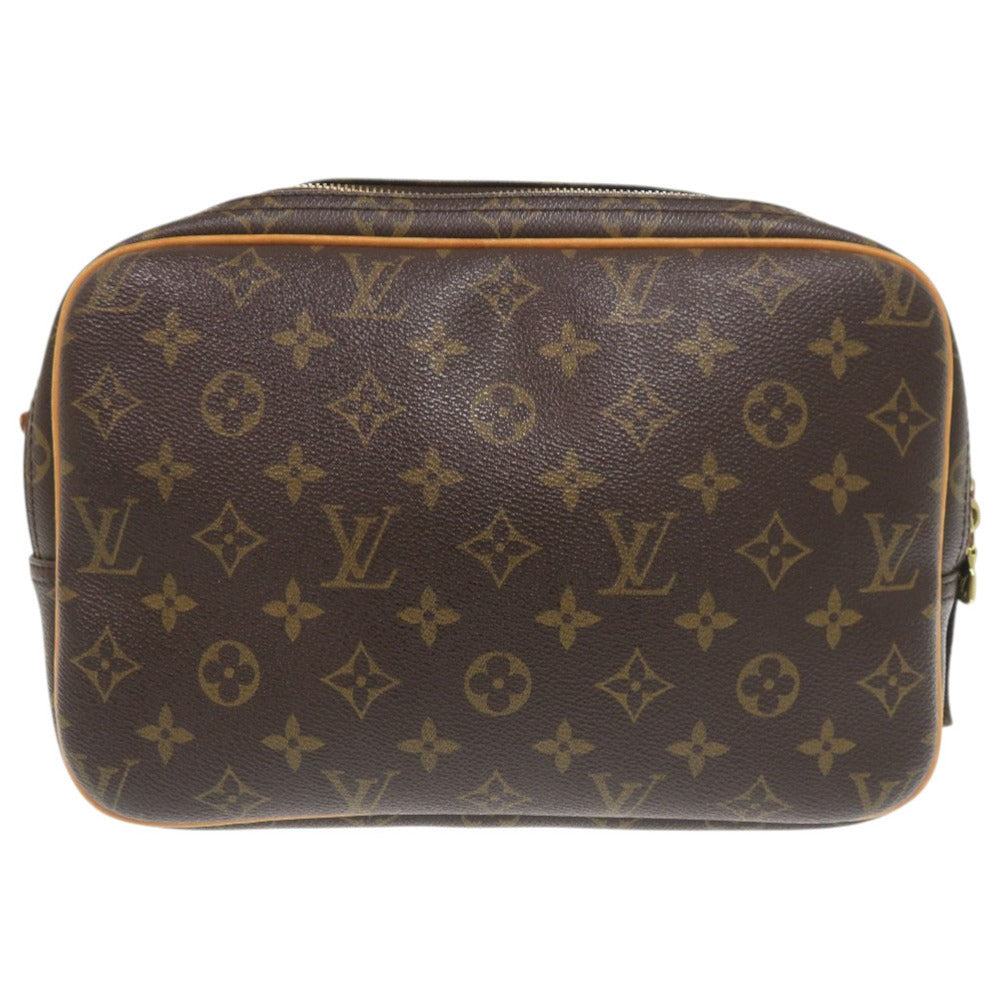 LOUIS VUITTON Shoulder Bag M45254 Monogram canvas Brown Monogram Reporter PM