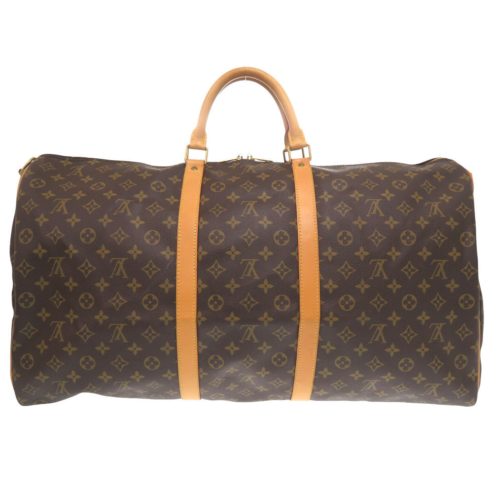 LOUIS VUITTON Boston Duffel bag M41412 Monogram canvas Brown Monogram Keepall bandouliere60