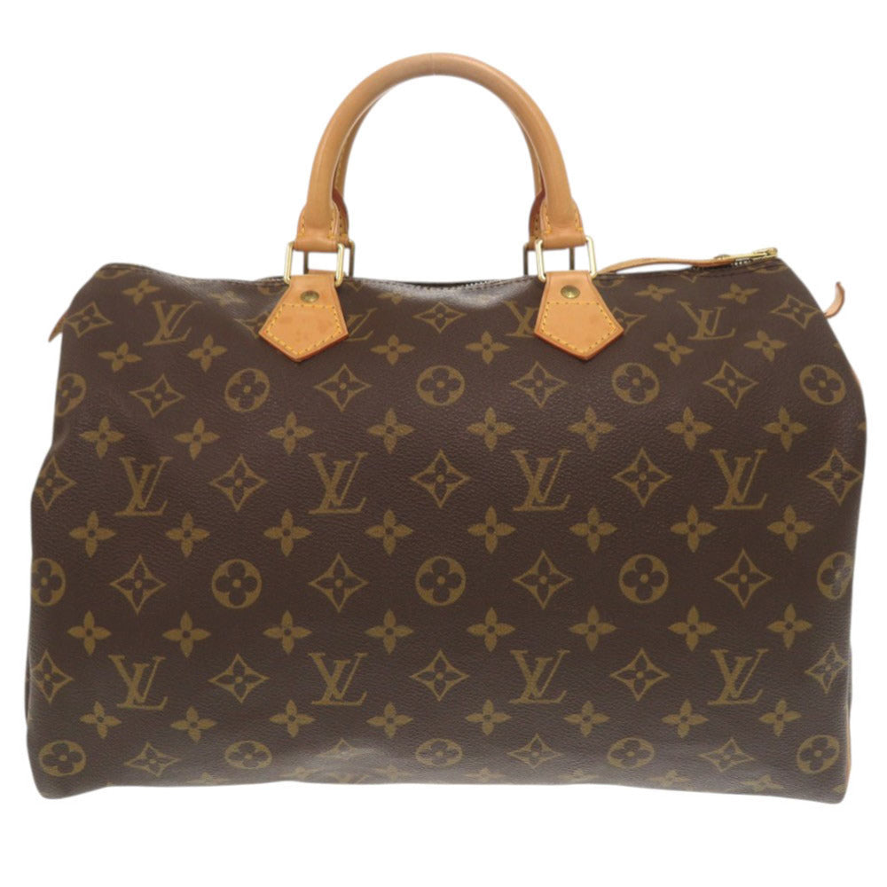 LOUIS VUITTON Handbag M41524 Monogram canvas Brown Monogram Speedy 35