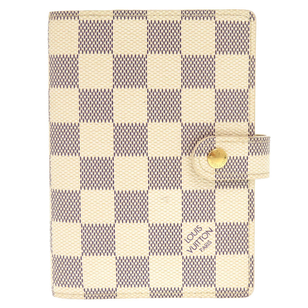 LOUIS VUITTON Notebook cover R20706 Damier Azur Canvas white Damier Azur Agenda PM