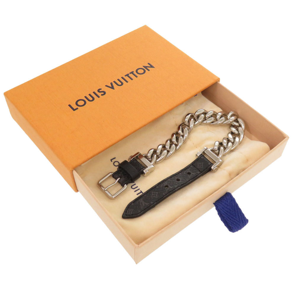 LOUIS VUITTON bracelet M64225 Monogram Eclipse black Monogram Eclipse Chain monogram bracelet