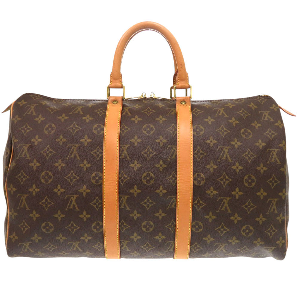 LOUIS VUITTON Boston Duffel bag M41428 Monogram canvas Brown Monogram Keepall 45