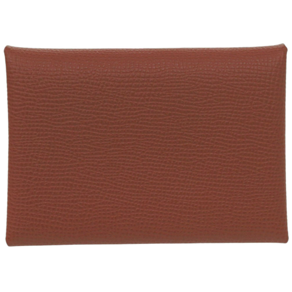 HERMES Coin case Epsom Red Calvi duo