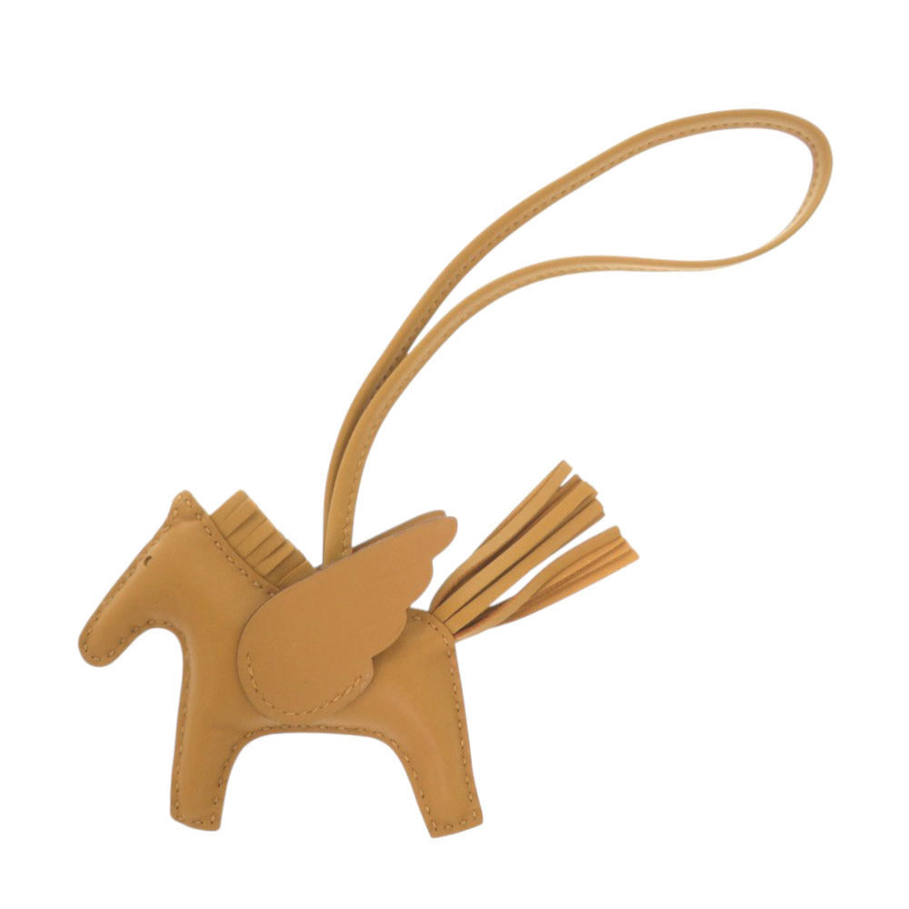 HERMES key ring Anemiro Brown Rodeo Pegasus PM
