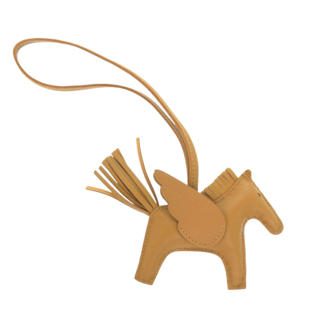 HERMES key ring Anemiro Brown Rodeo Pegasus PM