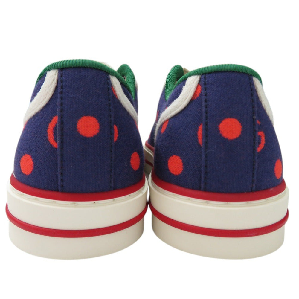 GUCCI sneakers 606110 2AX10 canvas multicolor tennis 1977 35.5