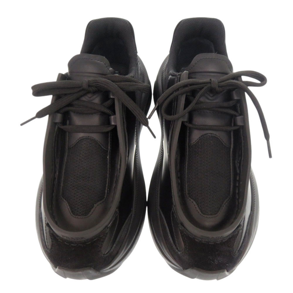 PRADA sneakers 1E492N Leather, Suede black system 38