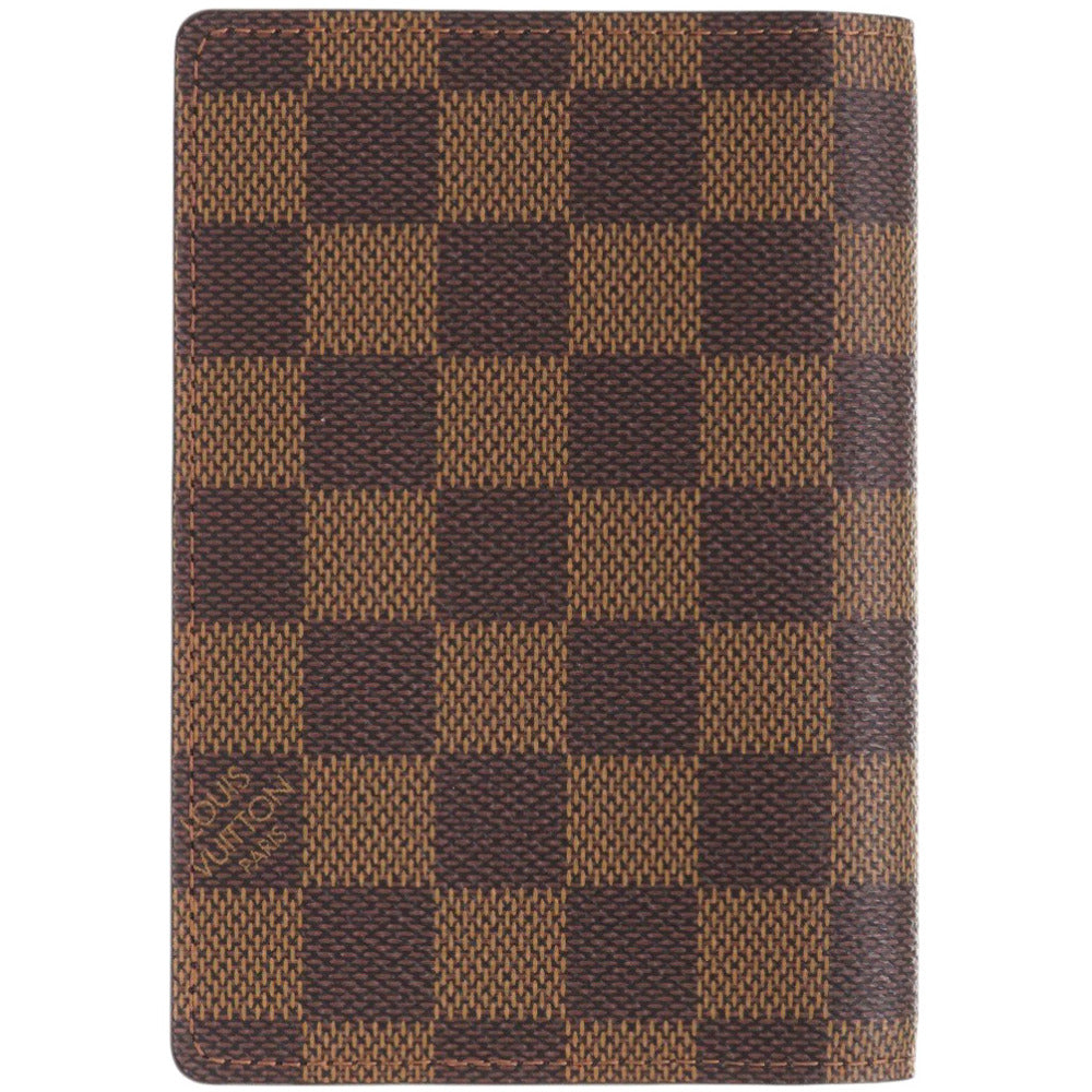 LOUIS VUITTON Notebook cover N60188 Damier canvas Brown Damier Couverture passport