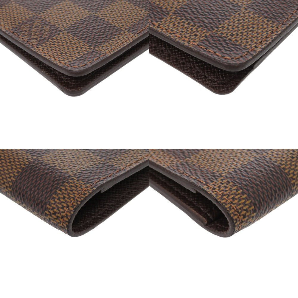 LOUIS VUITTON Notebook cover N60188 Damier canvas Brown Damier Couverture passport