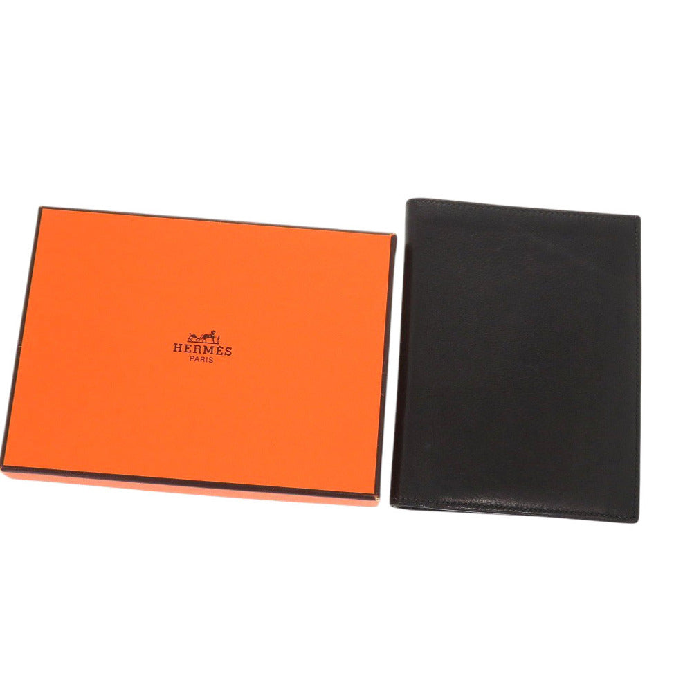 HERMES Card Case Vow Evergrain black