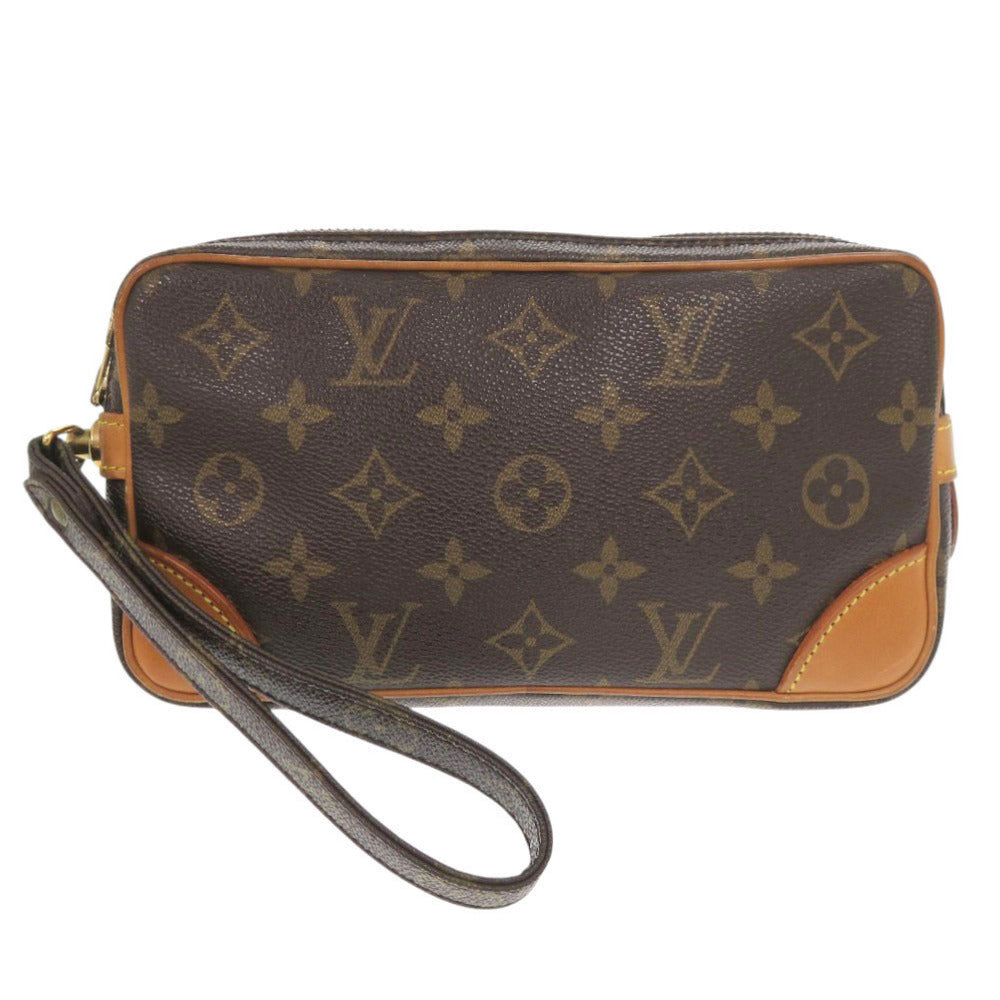 LOUIS VUITTON business bag M51827 Monogram canvas Brown Monogram Marly Dragonne PM