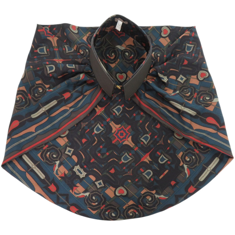 HERMES Other fashion goods Silk, Cowhide gray Petit Ash