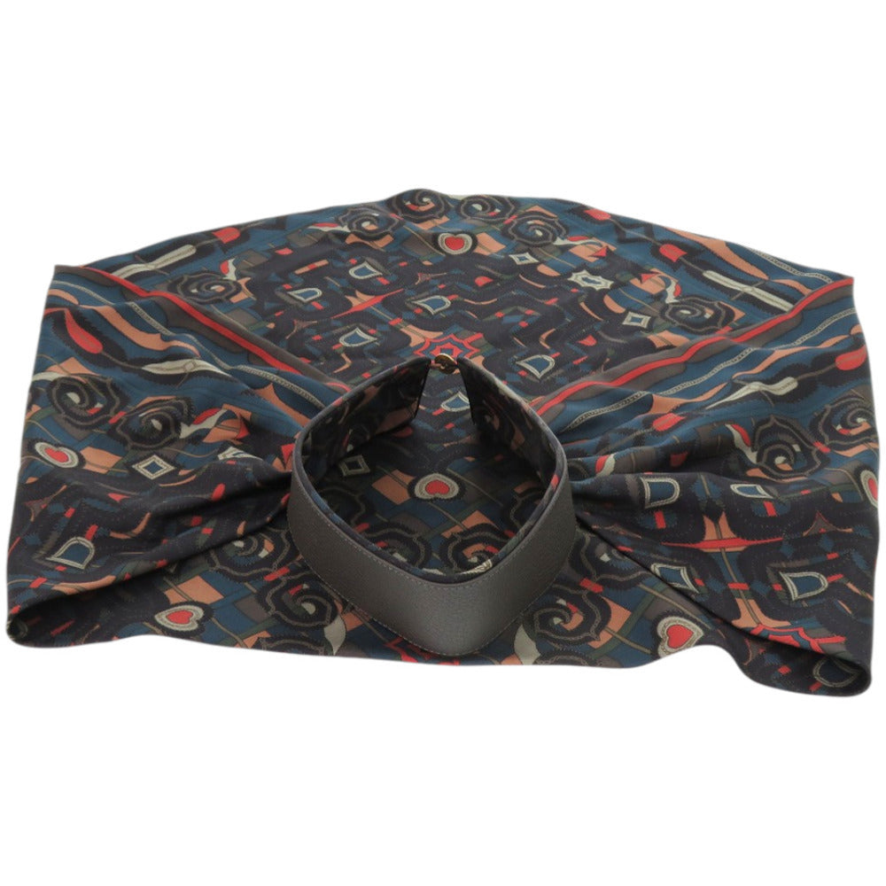 HERMES Other fashion goods Silk, Cowhide gray Petit Ash