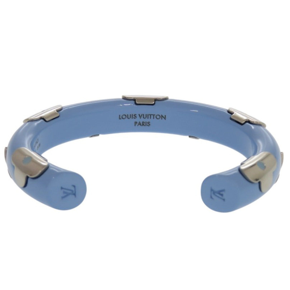 LOUIS VUITTON bracelet M63115 Ceramic, Metal Light blue Monogram Flower Jungkook Daily TGM