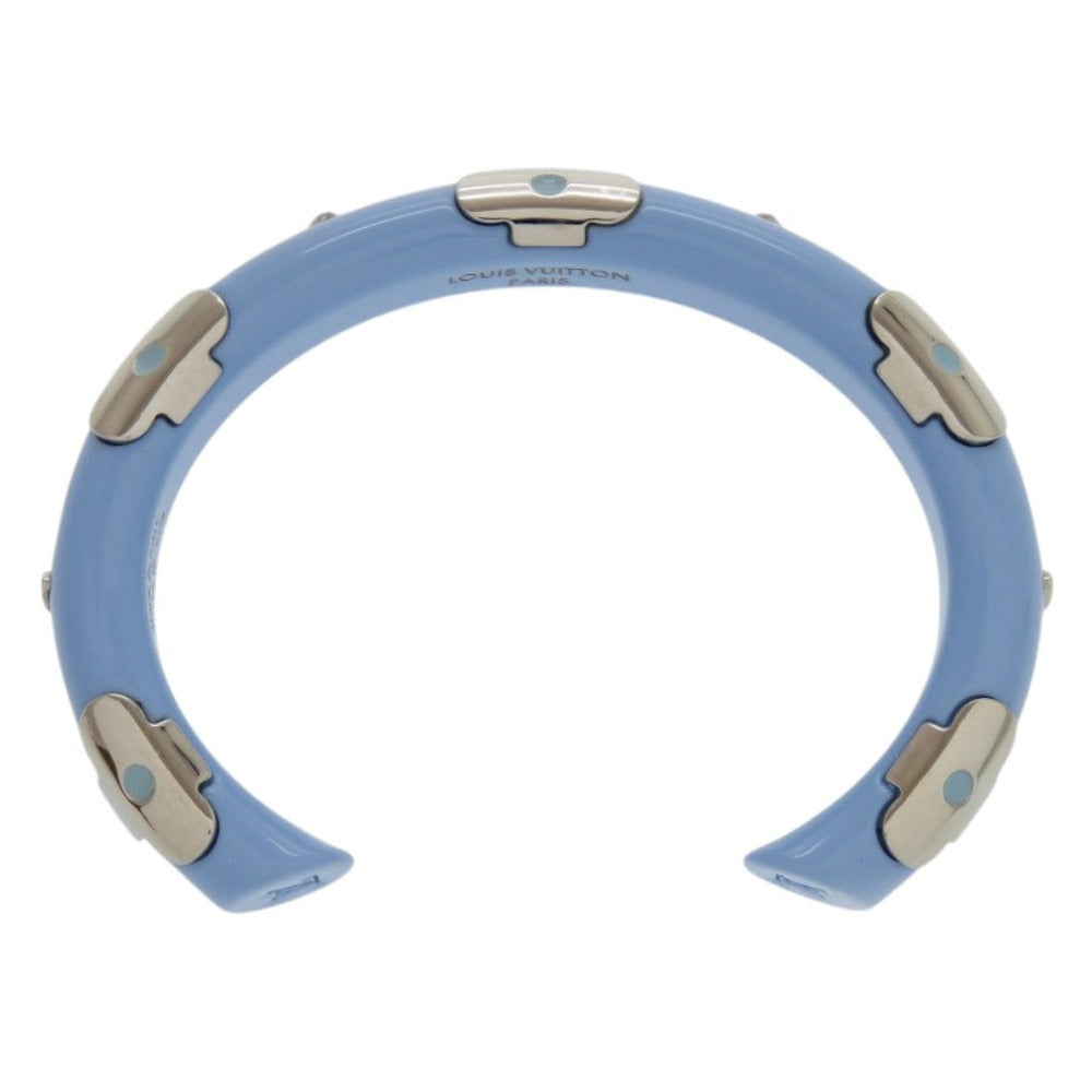 LOUIS VUITTON bracelet M63115 Ceramic, Metal Light blue Monogram Flower Jungkook Daily TGM