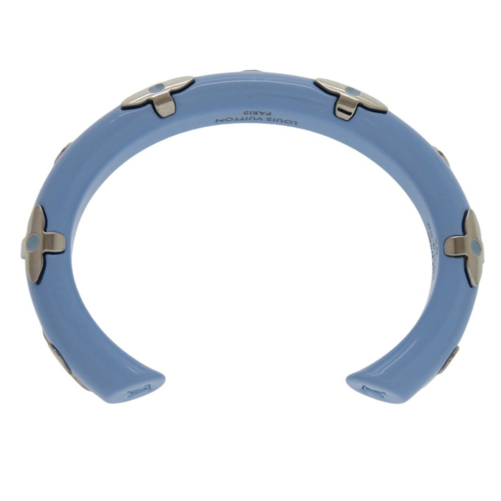 LOUIS VUITTON bracelet M63115 Ceramic, Metal Light blue Monogram Flower Jungkook Daily TGM