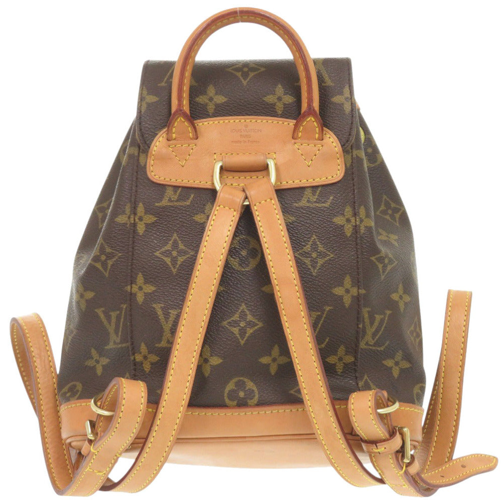 LOUIS VUITTON Backpack M51137 Monogram canvas Brown Monogram Mini Montsouris