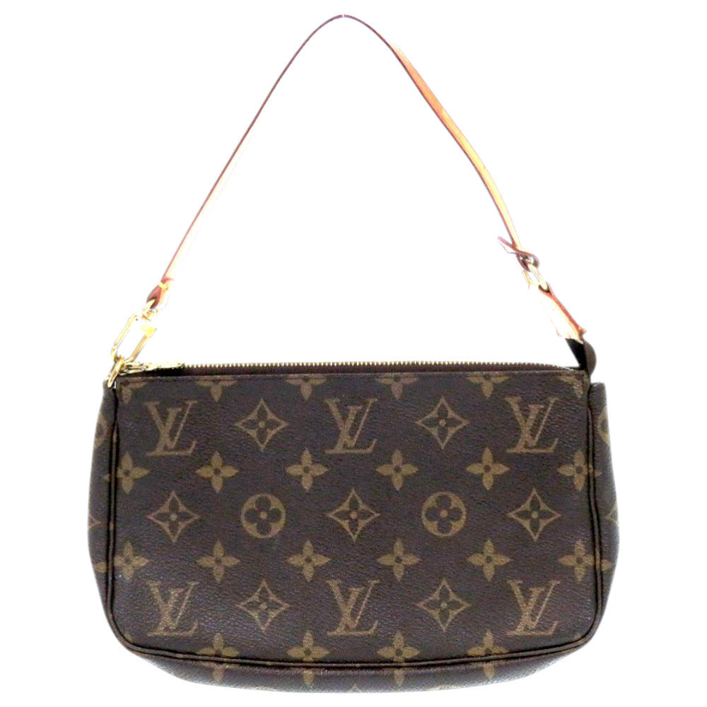 LOUIS VUITTON Pouch M51980 Monogram canvas Brown Monogram Pochette Accessoires
